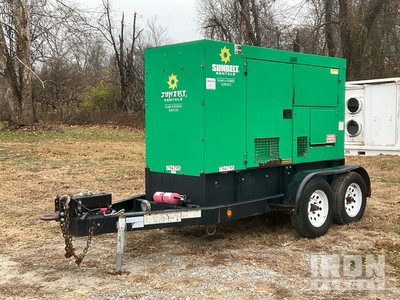 2014 Multiquip DCA-70SSJU4I 56 kW Mobile Generatore