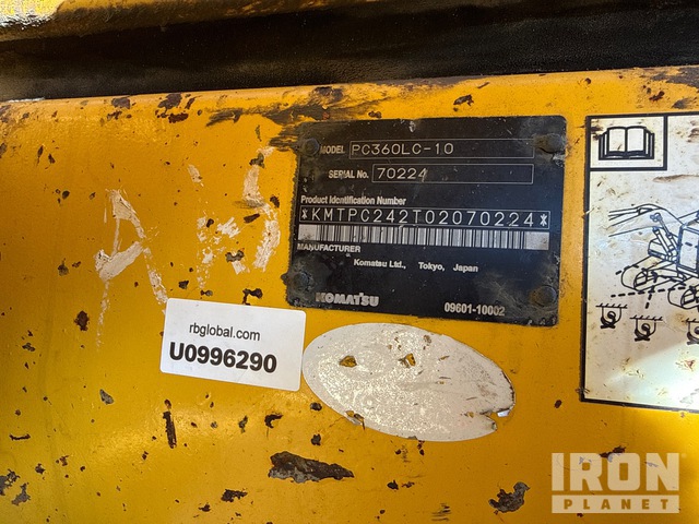 EXCAVADORA 2015 KOMATSU PC360LC10