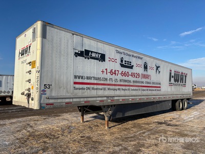 2022 Utility VS2DX 53 ft x 102 in T/A Dry Van Trailer