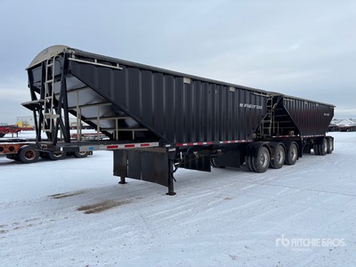 2019 Lode King 28 ft Super B-Train Lead Belly Remolque de granos