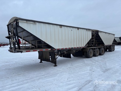 2019 Lode King 28 ft Tri/A Super B-Train Lead Belly Grain Trailer