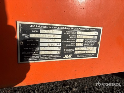 2016 JLG 660SJ 4WD Dual Fuel Podnośnik teleskopowy