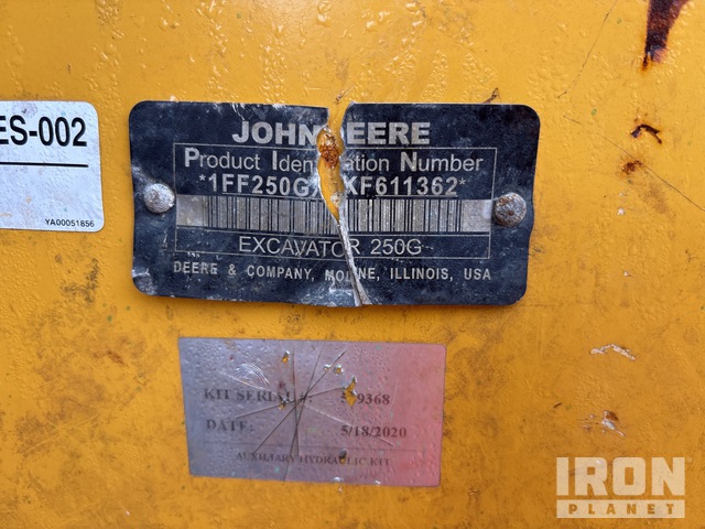 EXCAVADORA 2020 JOHN DEERE 250GLC