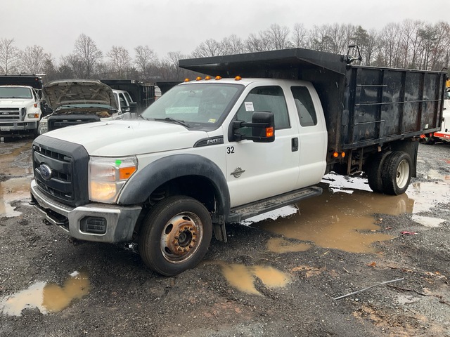 2015 Ford F-450 XL 4x4 Extended Cab Dump Truck