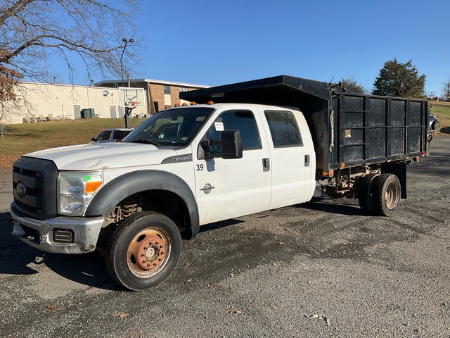 2015 Ford F-450 XL 4x4 Crew Cab Dump Truck