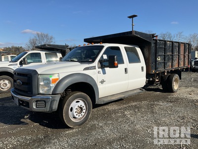 2015 Ford F-450 4x4 Crew Cab Dump Truck