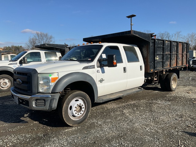 2015 Ford F-450 4x4 Crew Cab Dump Truck