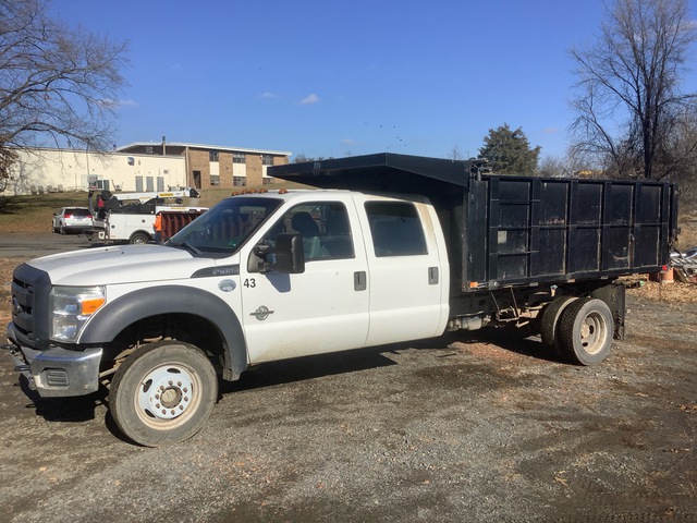 2016 Ford F-450 4x4 Crew Cab Dump Truck