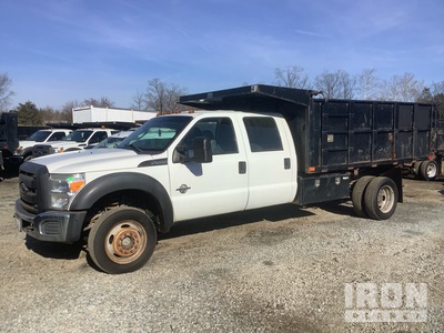 2016 Ford F-450 XL 4x4 Crew Cab S/A Dump Truck