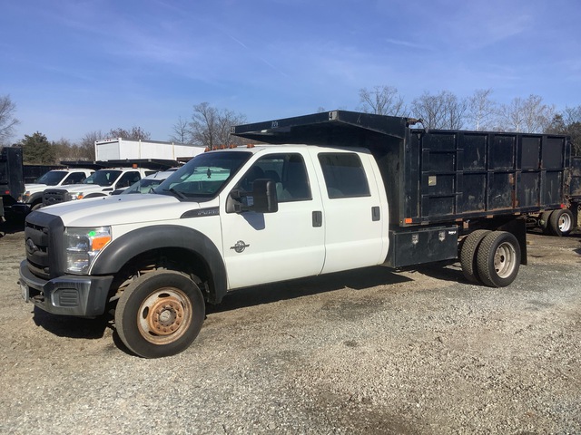 2016 Ford F-450 XL 4x4 Crew Cab S/A Dump Truck