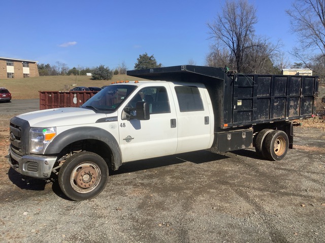 2016 Ford F-450 XL 4x4 Crew Cab Dump Truck