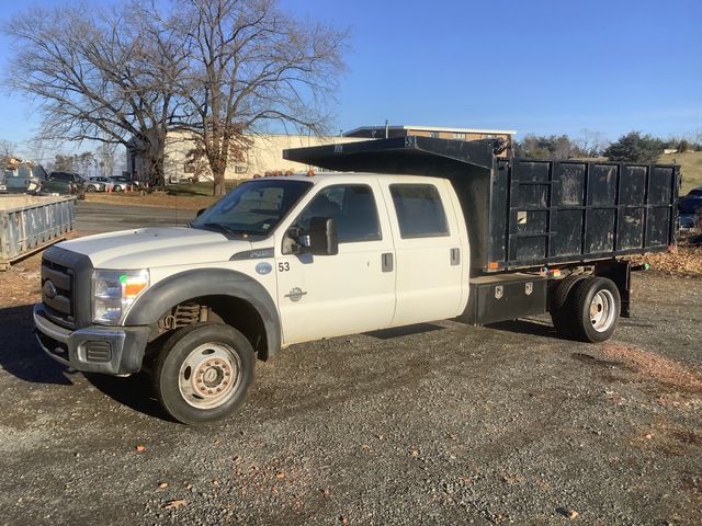 2016 Ford F-450 XL 4x4 Crew Cab Dump Truck