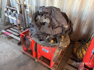 Quantity of (4) 20 in Allegro 110v Ventilator Blowers