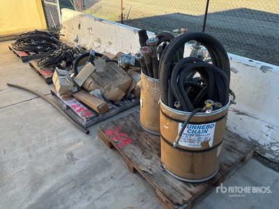Quantity of (4) Pallets of 1980s And 90s Case / Poclain Hydraulic Hose