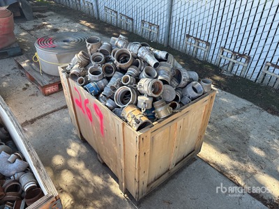 Quantity of (2) Miscellaneous Size Galvanized Pipe Fittings