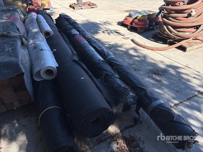 Quantity of (7) Rolls Of Various Size And Lengths Of Filter Fabric