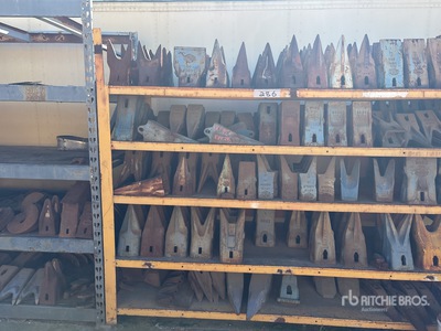 Quantity of Hensley Excavator Bucket Teeth (Unused) - Fits X400, X400F, T400, 400LC, 400RC, X410, T410