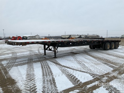 2014 Manac 53 ft Tri/A Flatbed Trailer