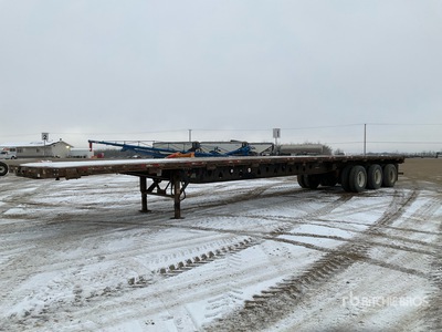 2014 Manac 53 ft Tri/A Flatbed Trailer