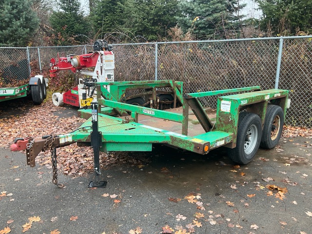 2014 JLG 7610 10 ft T/A Ground Load Trailer