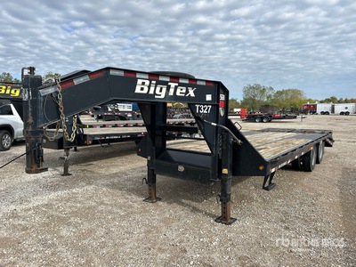 2017 Big Tex 25GN-20BK+5MR 25 ft T/A Gooseneck Equipment Trailer