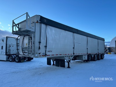 2016 Titan 53 ft x 102 in Quad/A Moving Floor Open-Top Chip Trailer