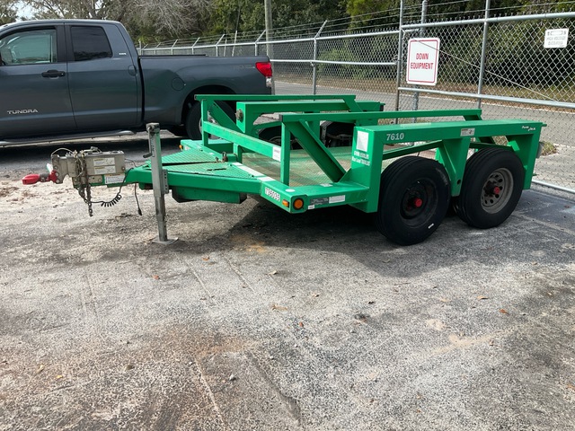 2015 JLG 7610 9 ft T/A Ground Load Trailer