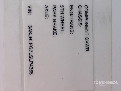 2020 Freightliner Cascadia 126 Day Cab Truck Tractor