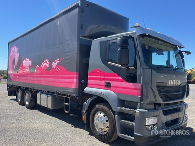 2016 Iveco Stralis ATi 460 6x4 Curtain Side Truck