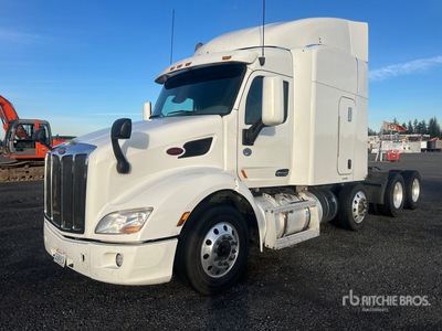 2016 Peterbilt 579 8x4 Tri/A Sleeper Truck Tractor