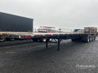 2002 Wabash 53 ft Quad/A Flatbed Trailer