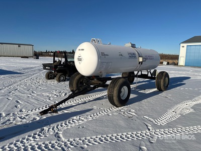 1983 Westeel 1450 5500 L Tow-Behind Liquid NH3 خزان مرحاض للاسمدة