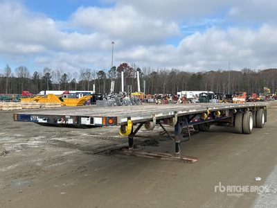 2007 Fontaine 48 ft T/A Spread Axle Flatbed Trailer