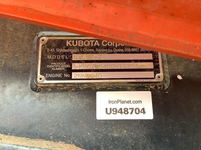 MINI CARGADOR SOBRE ORUGAS 2022 KUBOTA SVL972