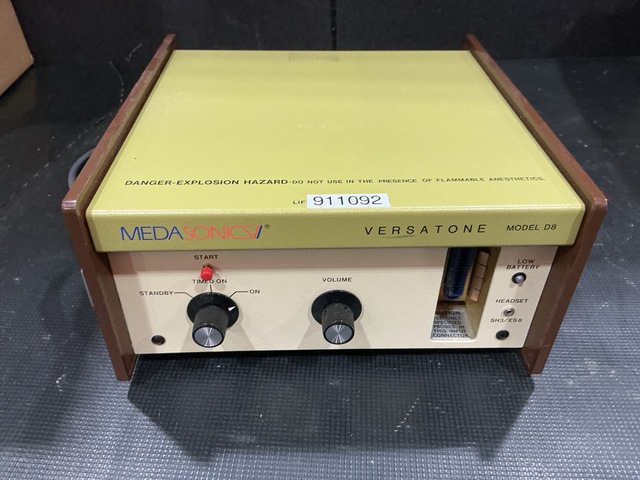 (2) MedaSonics Versatone D8 Doppler Ultrasound Systems