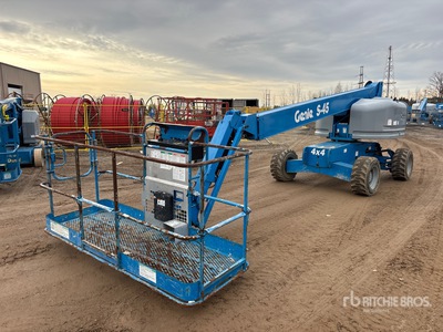2013 Genie S-45 4WD Diesel Telescopic Boom Lift