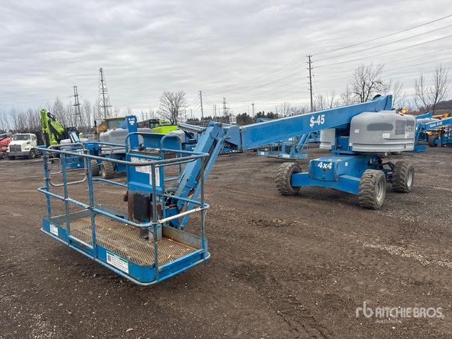 2014 Genie S-45 4WD Diesel Telescopic Boom Lift | Ritchie Bros. Auctioneers