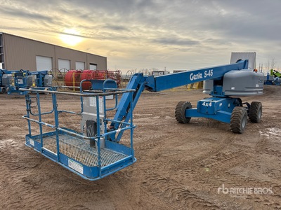 2013 Genie S-45 4WD Diesel Telescopic Boom Lift