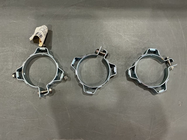 (52) General Dynamics 3003387 SWO Exhaust Pipe Shields