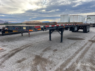 1986 Ledwell & Son 42 ft T/A Flatbed Trailer