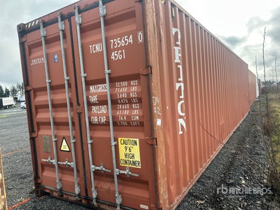 2012 40 ft High Cube Conteneur de stockage