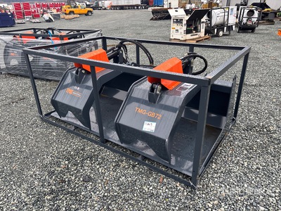 TMG GB72 72 in Skid Steer Grapple Bucket (Unused)