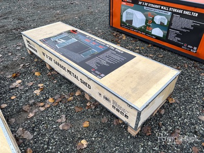 TMG MS1020A 10 ft x 20 ft Metal Garage (Unused)