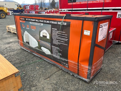 TMG ST3070E 30 ft x 70 ft Dual Truss Edificio de almacenaje (Unused)