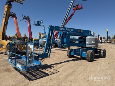 2012 Genie Z-60/34 4WD Diesel Articulating Boom Lift