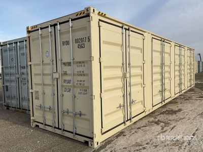 2025 40 Ft High Cube Multi-Door Contenedor de almacenamiento (Unused)