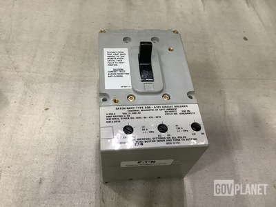 (8) Eaton AQB-A101 Circuit Breakers