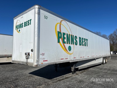 2013 Wabash 53 ft x 102 in T/A Semi-remorque fourgon