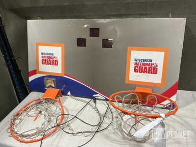 (2) Inflatable Service Basketball Shooting Games