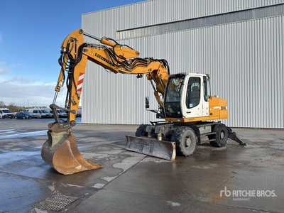 2012 Liebherr A314 Litronic  Pelle Sur Pneus Wheel Excavator